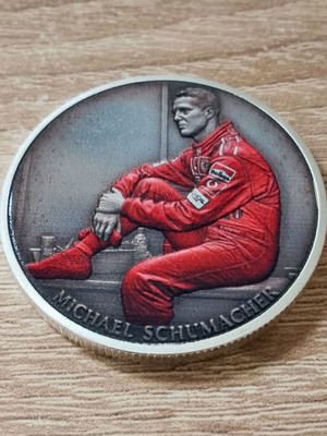 Michael Schumacher F1 commemorative coin new