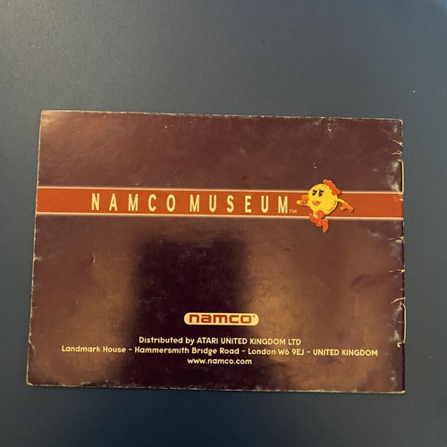 Game Boy Advance Namco Museum manual used, original