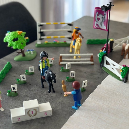 Play Mobil Equestrian Games like new