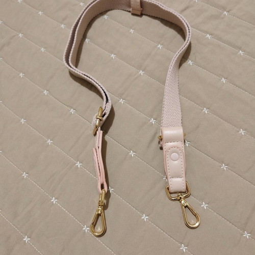 Carpisa bag strap pink powder, new, cotton