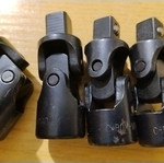 Set of 4 universal joint adapters for socket wrench
