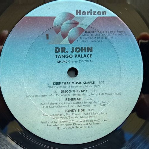 Dr. John Tango Palace vinyl used, R&B / Soul