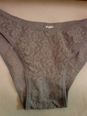 Underwear with gray lace new, size medium