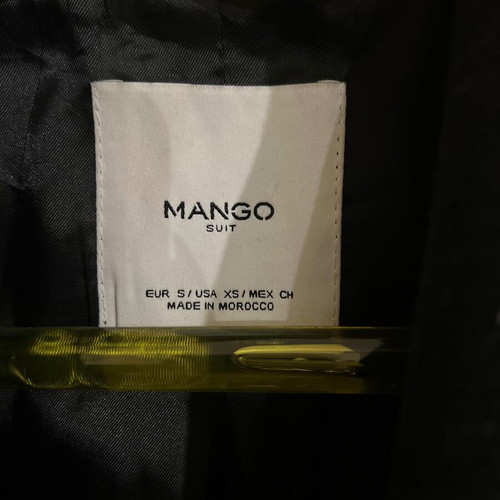 Mango coat like new, size S, black