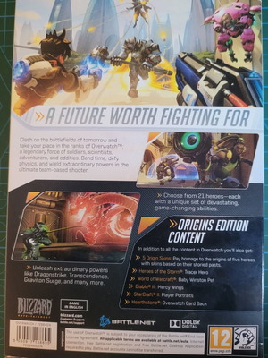 Overwatch Origins Edition PC used, no CD key