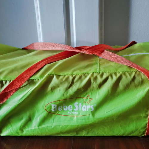 Bebe Stars playpen with changing table and carry bag