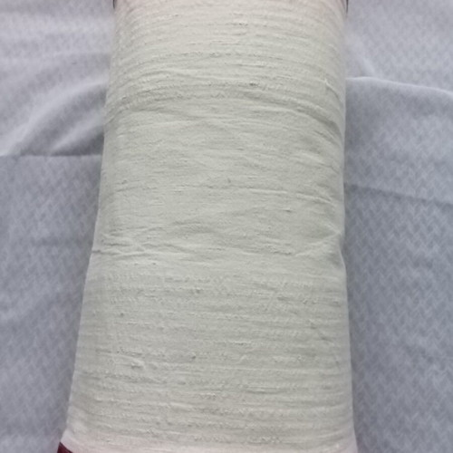 Traditional Argaleiou Fabric new, white with red-blue stripes