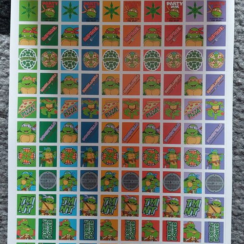 Teenage Mutant Ninja Turtles stickers new, pack of 200