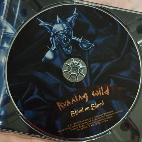 Running Wild Blood On Blood CD new, metal digipak with poster