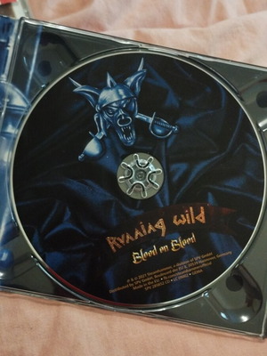 Running Wild Blood On Blood CD new, metal digipak with poster