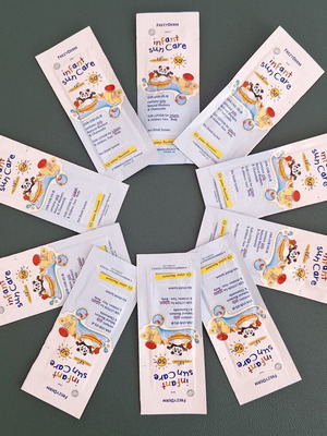 Frezyderm Infant Sun Care SPF 50+ sunscreen for toddlers samples 10x2ml new