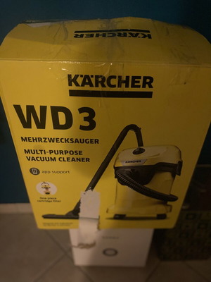 Ηλεκτρική σκούπα Karcher WD3 πολυλειτουργική σαν καινούργια