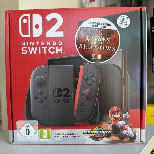 Nintendo Switch 2 new official bundle with Mario Kart and Assassin’s Creed Shadows