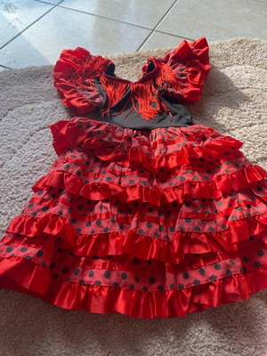 Children's original flamenco dress like new