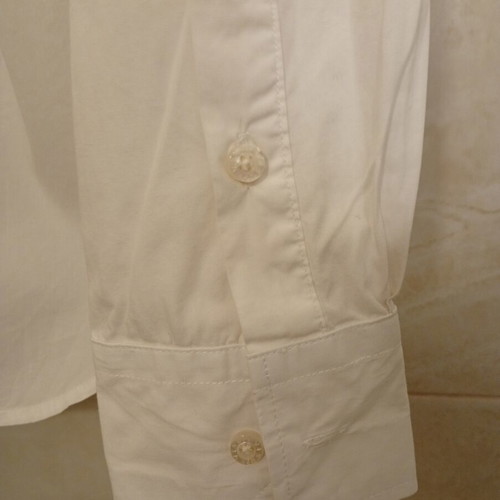 Evisu white shirt with pink logo made in Japan like new, size L