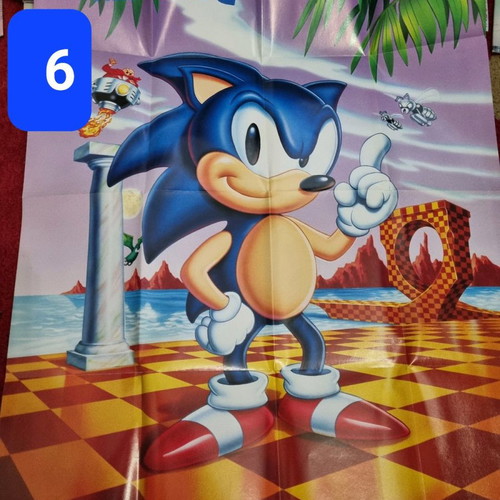 Sega Sonic poster used