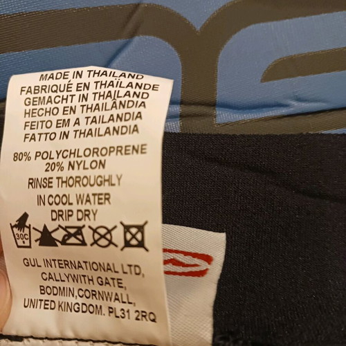 Gul Response 3/2 wetsuit medium short like new for water sports