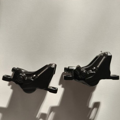 Shimano BR-MT420 four-piston brake calipers like new, set of two