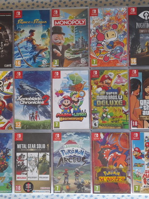 Switch games σαν καινούργιο, συλλογή δημοφιλών τίτλων