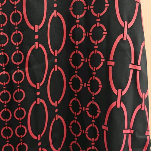Blouse with patterns like new No 52, black and red