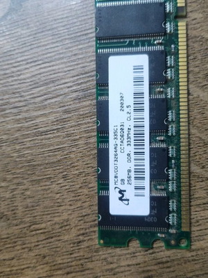 DDR 256 MB used