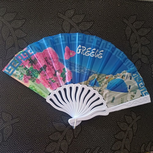 Fan Greece new, black and blue