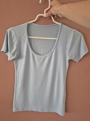 T-shirt used, turquoise, size S