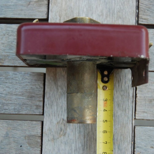 Cisa lock used, with one key, 11cm x 9cm
