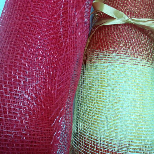 Two Rolls of Netting Like New for Wrapping Flowers and Gift Baskets