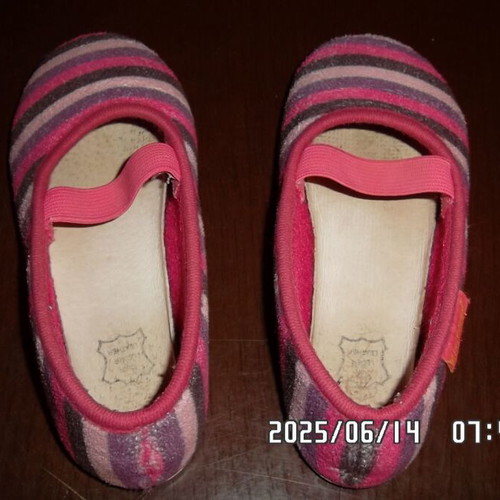 Winter ballerinas used size 31 pink multicolor
