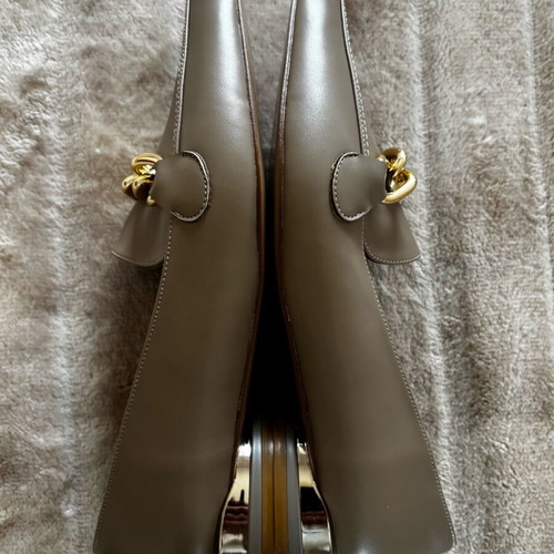 Iris luxury shoes new, grey-beige, size 40