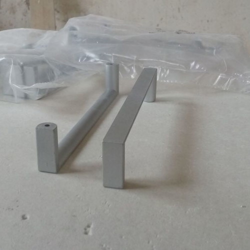 Cabinet handles new, 12.8 cm hole distance, set of 9 plastic