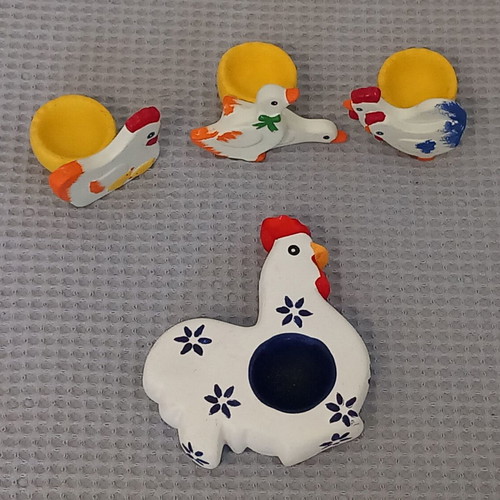 Easter egg holders like new, set of 4 pieces