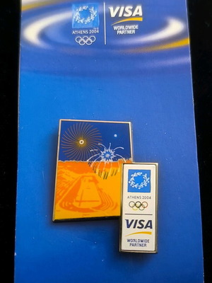 Athens 2004 Visa Pin like new