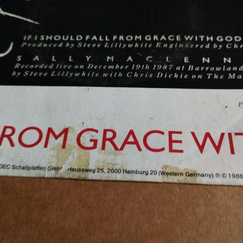 The Pogues If I Should Fall From Grace With God 7" single used, folk