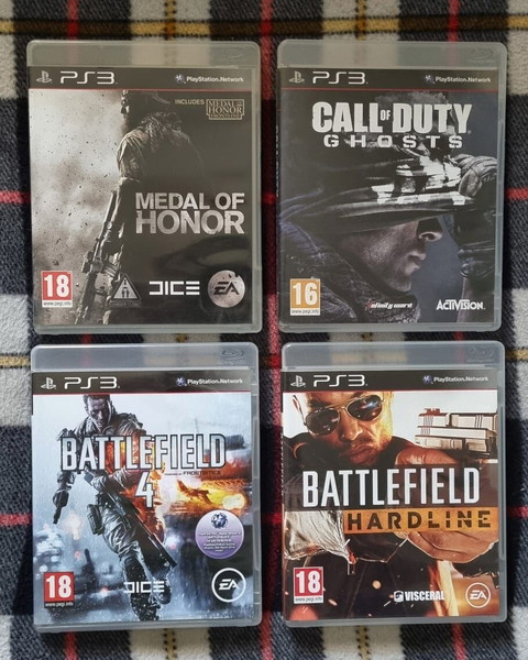 Playstation 3 Πακέτο 4 παιχνίδια στα 30 ευρώ.