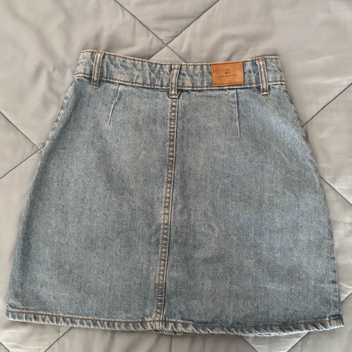 Pink Woman denim skirt s.32 like new, light blue