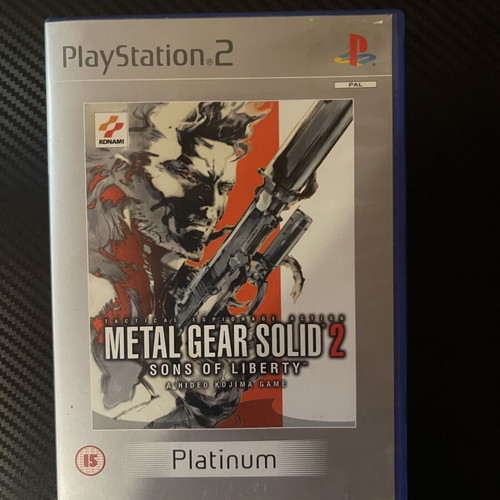 Metal Gear Solid 2 Sons of Liberty PS2 game like new