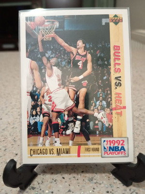 1991-92 Upper Deck Chicago vs Miami κάρτα σε sleeve καινούργια