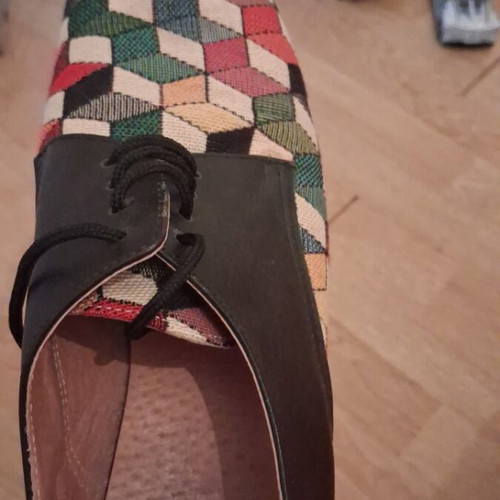 Oxford shoes used, size 40, multicolor