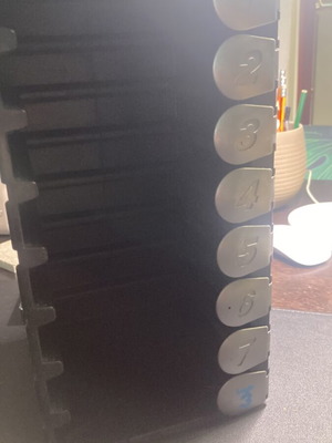 PlayStation 1 case used for 10 CDs