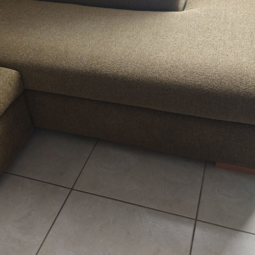 BoConcept corner sofa, olive green, 3.00 × 1.90 m