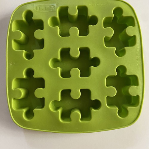 IKEA ice cube trays set of 3 with starfish, fish & puzzle shapes
