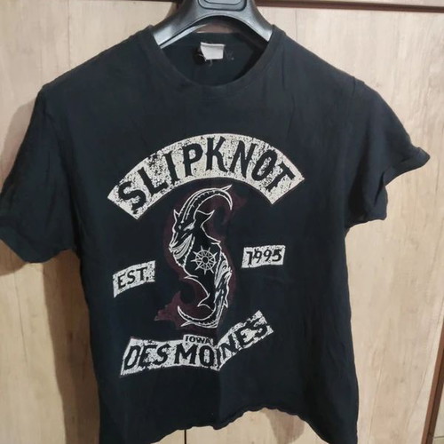 Slipknot t-shirt medium size used, black