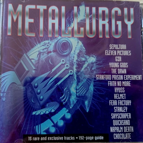 Metallurgy CD used, metal compilation from 1995