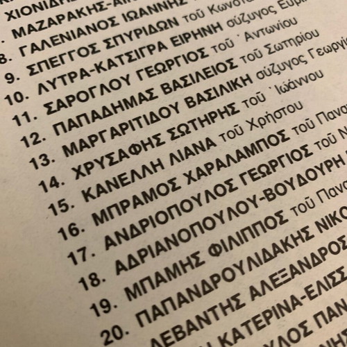 Kodiso 1983 European election ballot used, authentic original