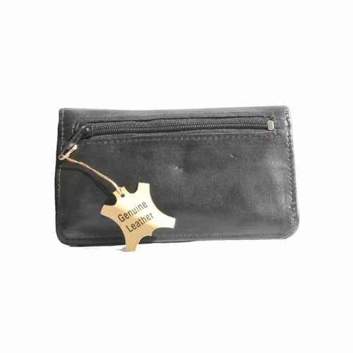 Over Top leather tobacco pouch black new