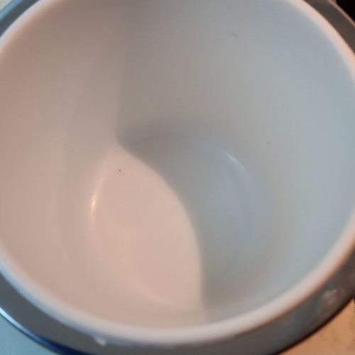 Vintage ice bucket with leather cover