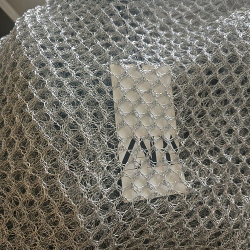ZARA perforated blouse new silver size L