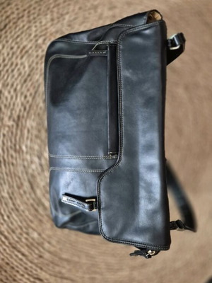David Jones vintage Y2K μαύρη τσάντα messenger